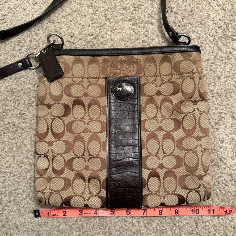 COACH Signature Canvas Crossbody - Picture 8 of 10